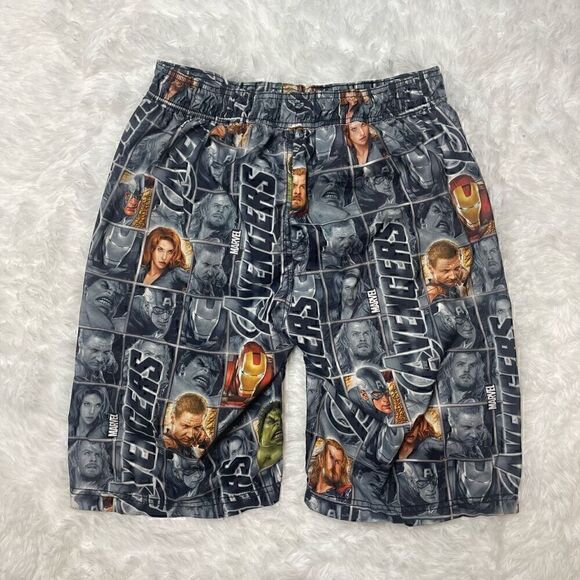 Marvel Avengers Swim Trunks Board Shorts Swimsuit Mens Size Medium - Picture 7 of 10